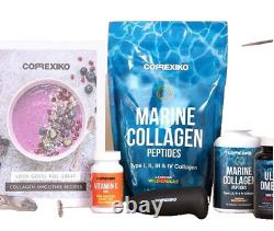 Marine Collagen Complete Set Skin Glow & Vitamin C & Omega 3 Anti-Aging Capsule