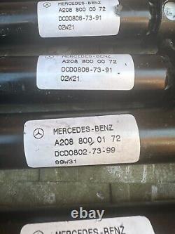 Mercedes Clk W208 Convertible Complete Set Of All 5 Hydraulic Roof Rams. 98-03