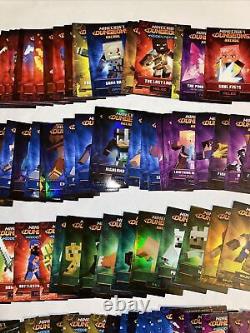 Minecraft Dungeons Arcade Game Cards COMPLETE Set, ALL 98 Cards GTD
