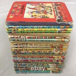 Noddy All Aboard For Toyland Complete Set of Blyton Vintage Books 1950s & 1960s