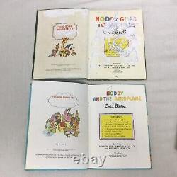 Noddy All Aboard For Toyland Complete Set of Blyton Vintage Books 1950s & 1960s