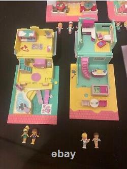 POLLY POCKET 1993 TINY WORLD SUPER SET FULLY 100% COMPLETE All Lights Fully Work