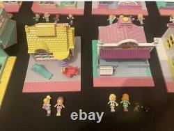 POLLY POCKET 1993 TINY WORLD SUPER SET FULLY 100% COMPLETE All Lights Fully Work