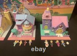 POLLY POCKET 1993 TINY WORLD SUPER SET FULLY 100% COMPLETE All Lights Fully Work