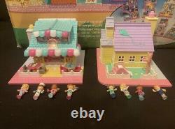 POLLY POCKET 1993 TINY WORLD SUPER SET FULLY 100% COMPLETE All Lights Fully Work