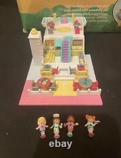 POLLY POCKET 1993 TINY WORLD SUPER SET FULLY 100% COMPLETE All Lights Fully Work