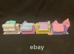 POLLY POCKET 1993 TINY WORLD SUPER SET FULLY 100% COMPLETE All Lights Fully Work