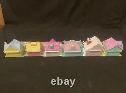 POLLY POCKET 1993 TINY WORLD SUPER SET FULLY 100% COMPLETE All Lights Fully Work