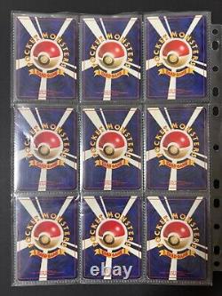 Pokemon Card Jungle & Fossil Complete Set ALL HOLO SWIRLS Japanese