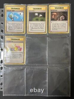 Pokemon Card Jungle & Fossil Complete Set ALL HOLO SWIRLS Japanese