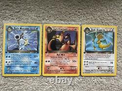 Pokemon Team Rocket 1st Ed Complete Set 83/82 PSA HOLOs + ALL NM MINT