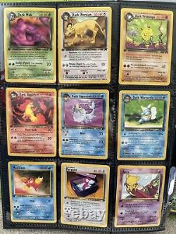 Pokemon Team Rocket 1st Ed Complete Set 83/82 PSA HOLOs + ALL NM MINT