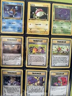 Pokemon Team Rocket 1st Ed Complete Set 83/82 PSA HOLOs + ALL NM MINT