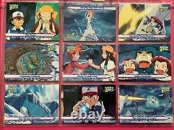 Pokemon Topps The Movie 2000, Complete Set All 72 Cards in Folder NM/M