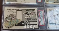 Post Cereal 1957 Complete MIGHTY MOUSE Rc Set PSA Graded ALL 6 Cards RARE