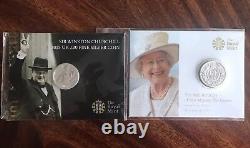 Queen Elizabeth II 6 X £20 Coins of 0.999 Silver Complete Set. All Sealed