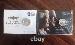 Queen Elizabeth II 6 X £20 Coins of 0.999 Silver Complete Set. All Sealed