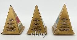 RARE COMPLETE SET of All 3 Phonoservice Gramophone Tins- WithNeedles Near Mint