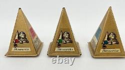 RARE COMPLETE SET of All 3 Phonoservice Gramophone Tins- WithNeedles Near Mint