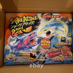 SHARK ATTACK & Co. Complete Set All 16 Figure Deagostini Stretchy Crunch New