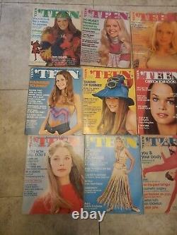 Teen Magazine 1973 Complete Set All 12 Issues
