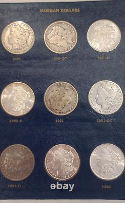 The COMPLETE 97 Coin Morgan Silver Dollar Set-All Key Dates except 1895