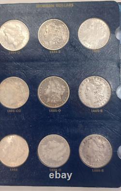 The COMPLETE 97 Coin Morgan Silver Dollar Set-All Key Dates except 1895