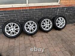 Vauxhall Corsa 16 Inch Alloy Wheels And Tyres Complete Set (all Four) 195/55/r16