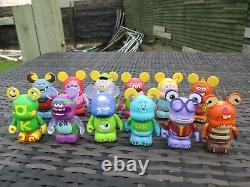 Vinylmation Disney Monsters University COMPLETE SET ALL 12 Figures With Chaser