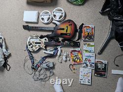 Wii + Games + Accessories + All working cables Complete Set