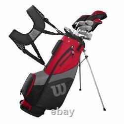 Wilson Pro Staff SGI Mens Complete Golf Club Set All Graphite Stand Carry Bag